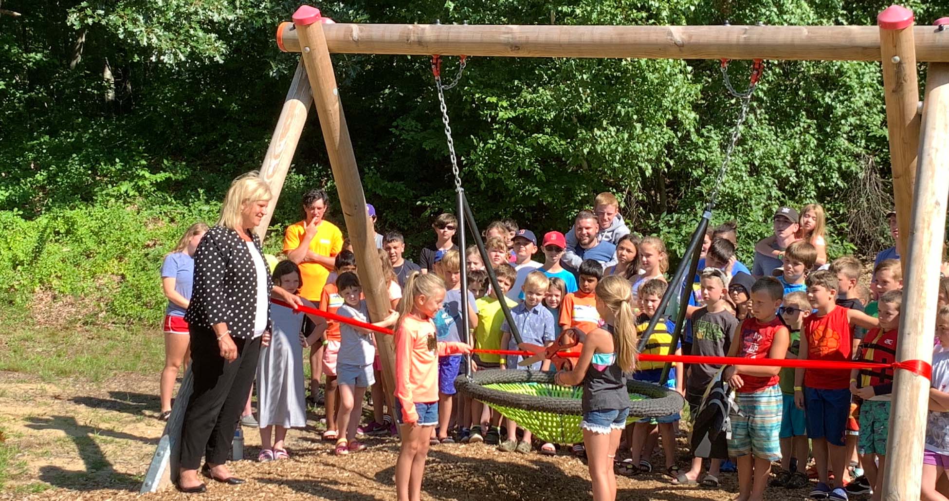 East Haddam Beach New Swing